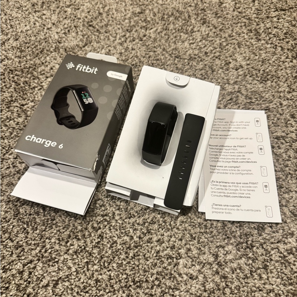 Fitbit Charge 6 Black Fitness Tracker